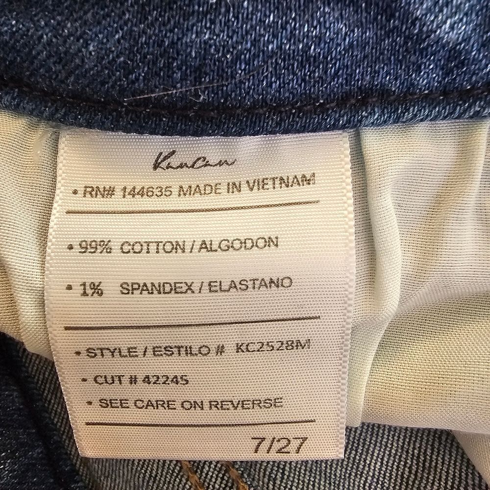 Kancan Ankle Jeans Sz 7/27 With 26" Inseam, Like New! - Picture 4 of 6